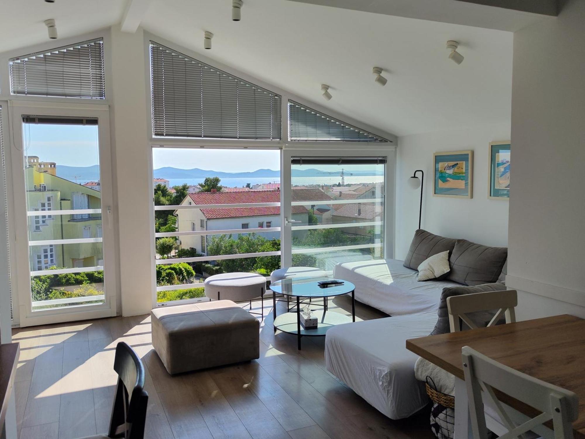 Iva'S Cosy Apartment, Sea View And Free Parking Zadar Bagian luar foto